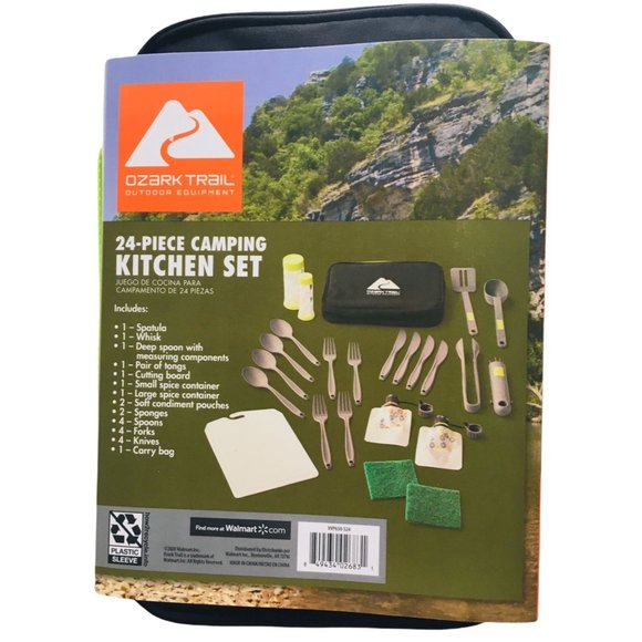 Ozark Trail Kitchen New Ozark Trail 24piece Plastic Camping Kitchen